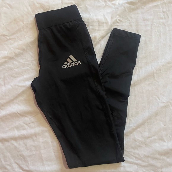 Adidas Black Leggings - Picture 1 of 5